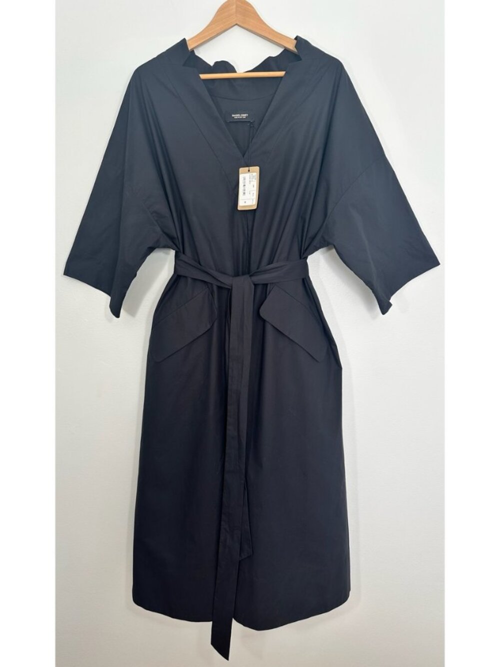 Rachel Comey Copake Dress Black Midi NWT Sz M